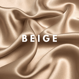 Beige Jumbo Scrunchie – 100% Pure Mulberry Silk, Perfect for All Hair Types - NOCHKA

