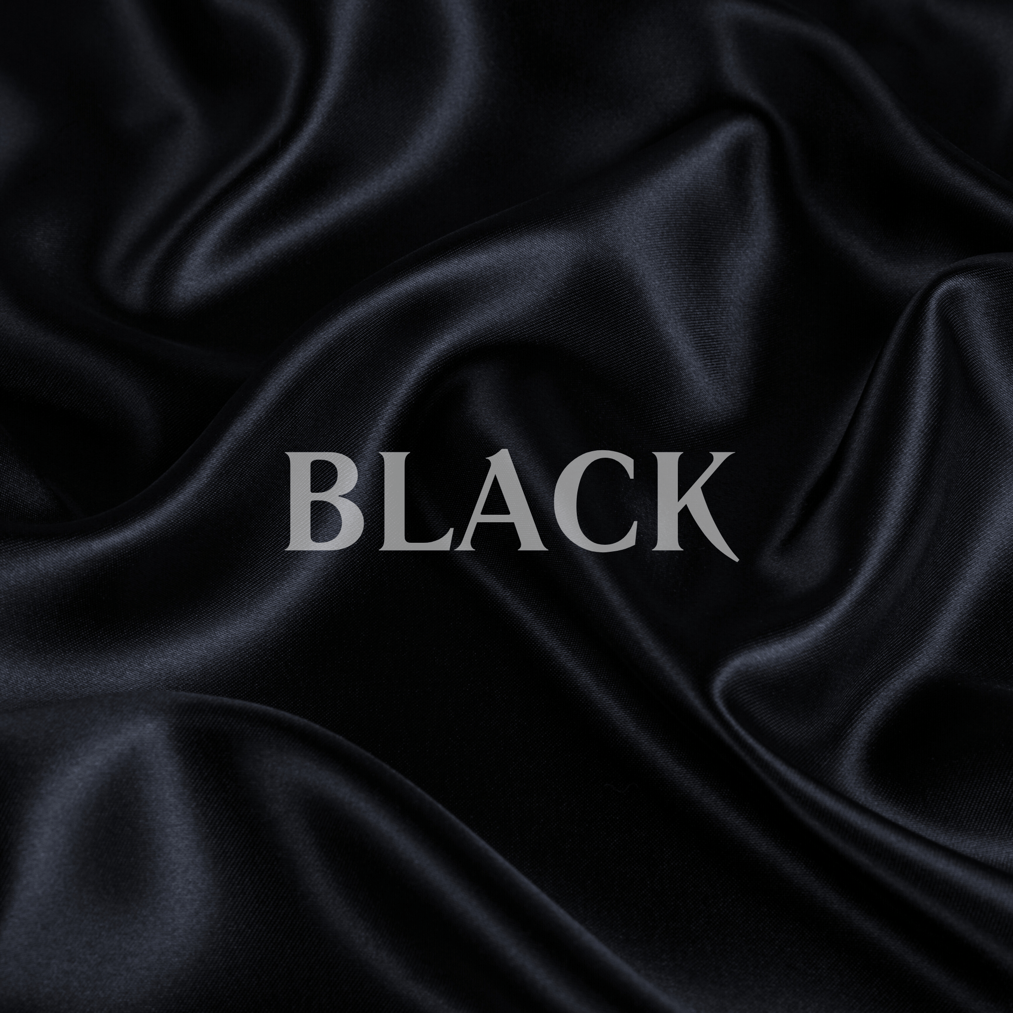 Black & Black Pure Mulberry Silk Bonnet – Reversible & Durable - NOCHKA
