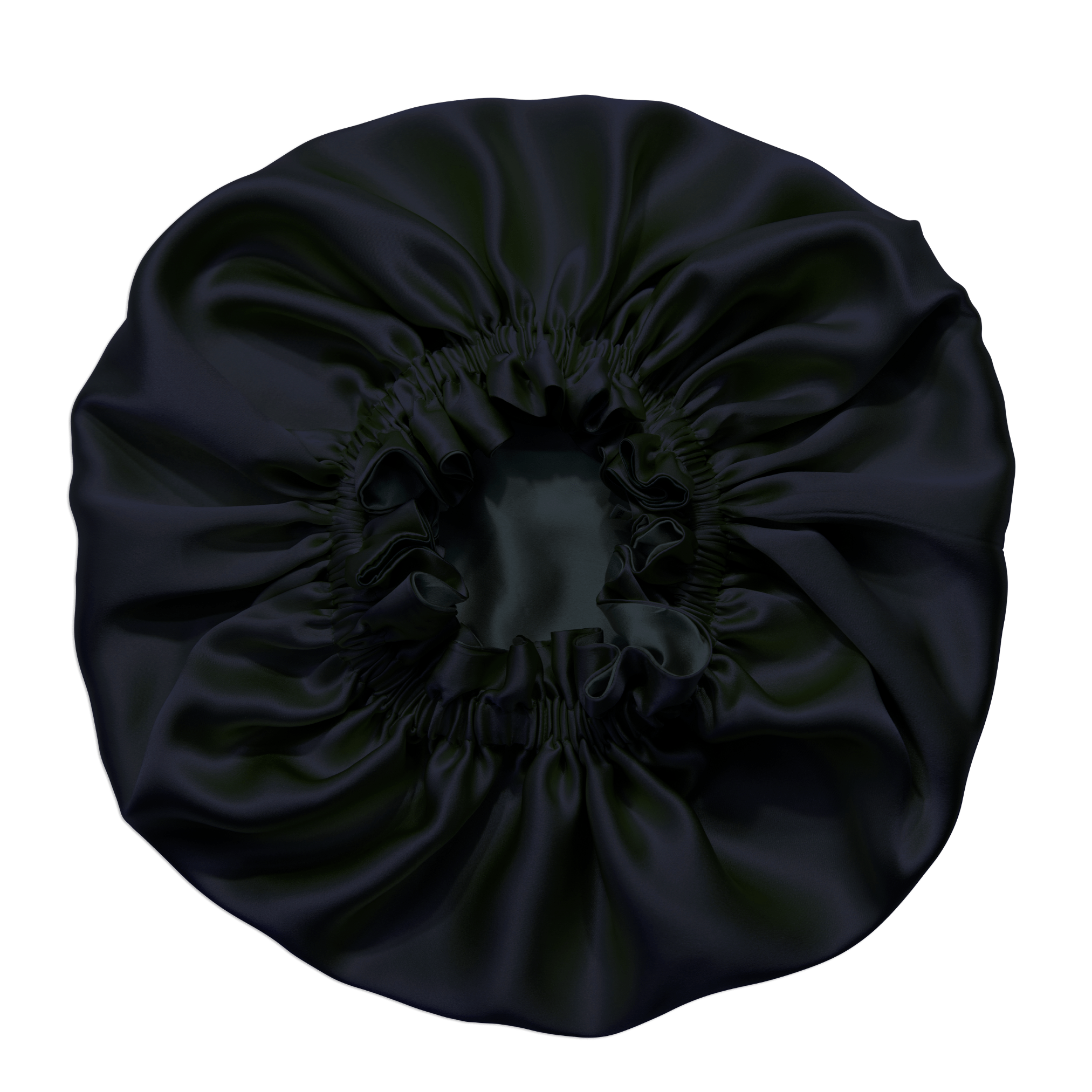 Black & Black Pure Mulberry Silk Bonnet – Reversible & Durable - NOCHKA
