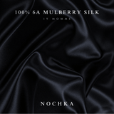 Black & Off - White Reversible Bonnet with Ties - NOCHKA
