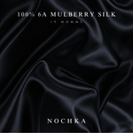 Black Reversible Bonnet with Ties - NOCHKA
