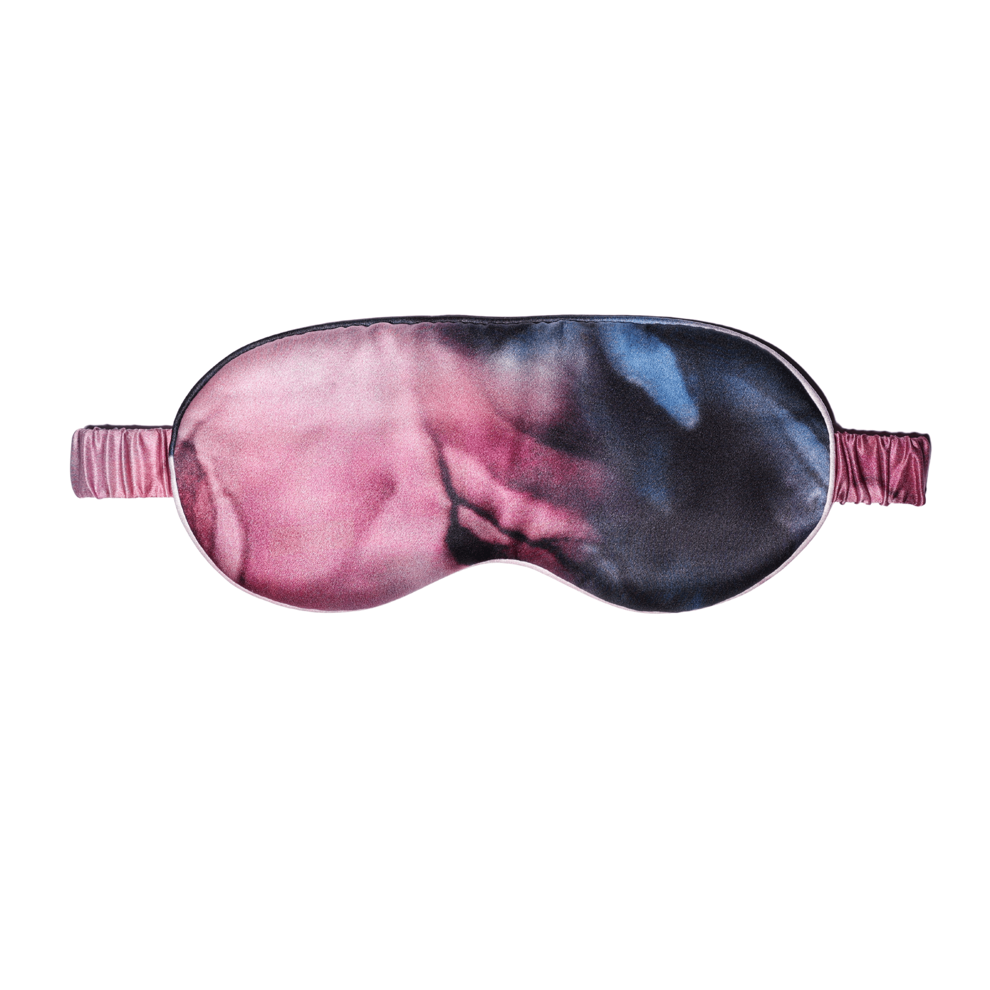 Blue & Blush Tie Dye Pure Silk Sleep Mask - NOCHKA

