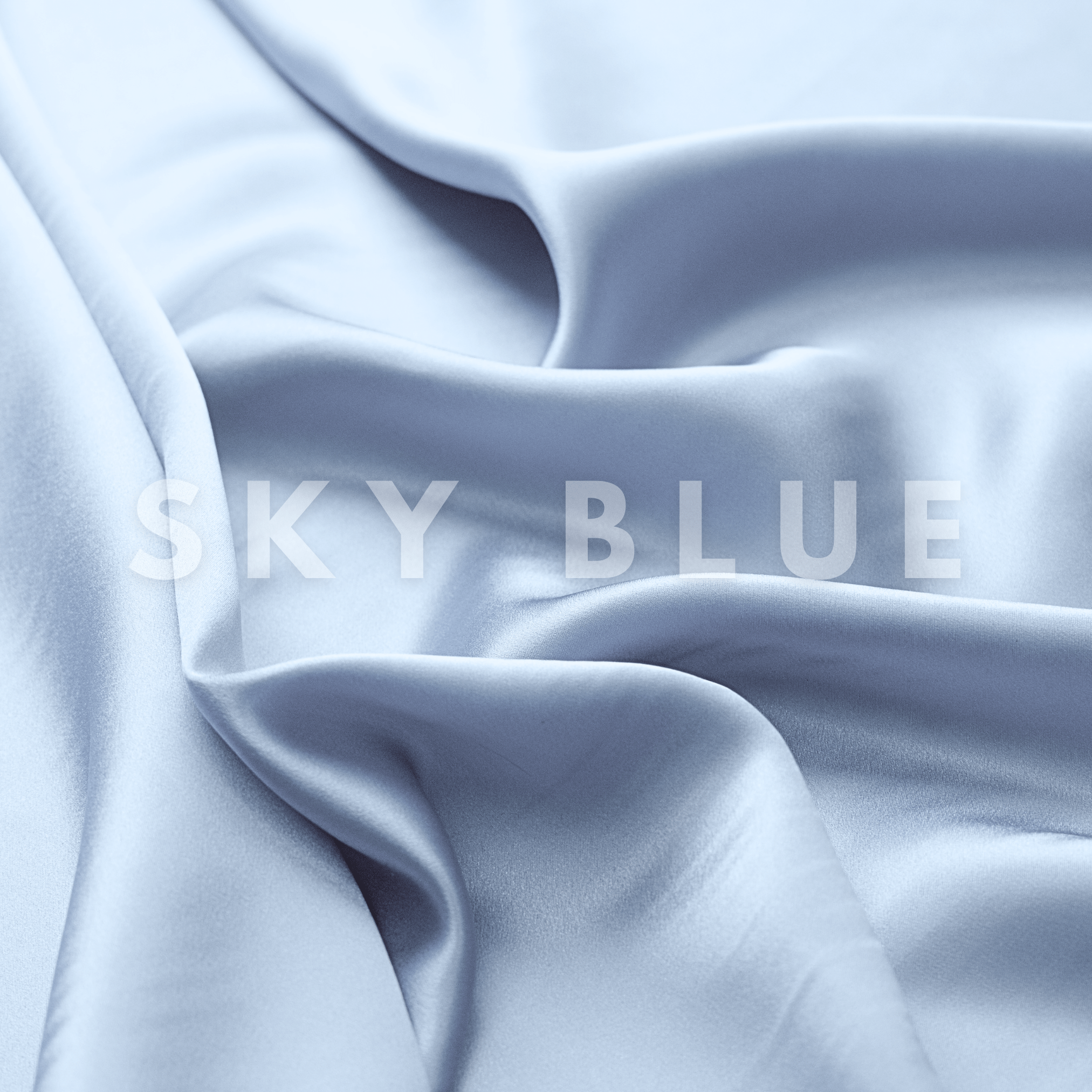 Blue Pure Silk Headband - NOCHKA
