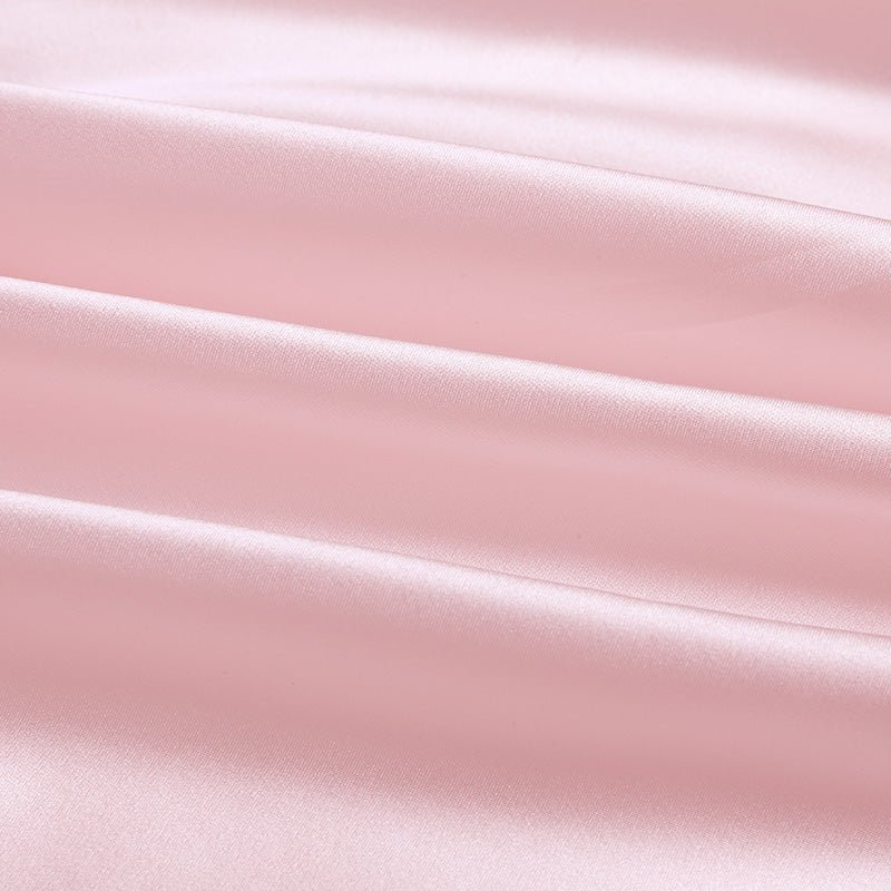Blush 100% Pure Mulberry Silk Fabric 19mm 44" Width Pre - Cut Silk Fabric - NOCHKA
