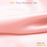 Blush 100% Pure Mulberry Silk Fabric 19mm Cut - to - Size Silk Fabric - NOCHKA
