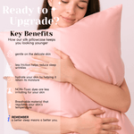 Blush 100% Pure Mulberry Silk Pillowcase - Envelope - NOCHKA

