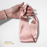 Blush Pure Silk Headband - NOCHKA
