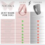 Blush Pure Silk Headband - NOCHKA
