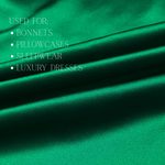 Bottle Green 100% Pure Mulberry Silk Fabric 19mm Cut - to - Size Silk Fabric - NOCHKA
