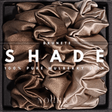 Brunette Shades of 3 Skinny Mulberry Silk Scrunchies | 100% Silk - NOCHKA

