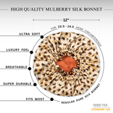 Bumblebee Pure Mulberry Silk Bonnet – Reversible & Durable - NOCHKA
