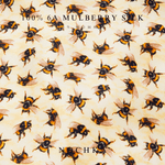 Bumblebee Pure Mulberry Silk Bonnet – Reversible & Durable - NOCHKA
