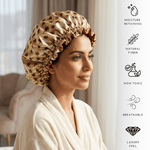 Bumblebee Pure Mulberry Silk Bonnet – Reversible & Durable - NOCHKA
