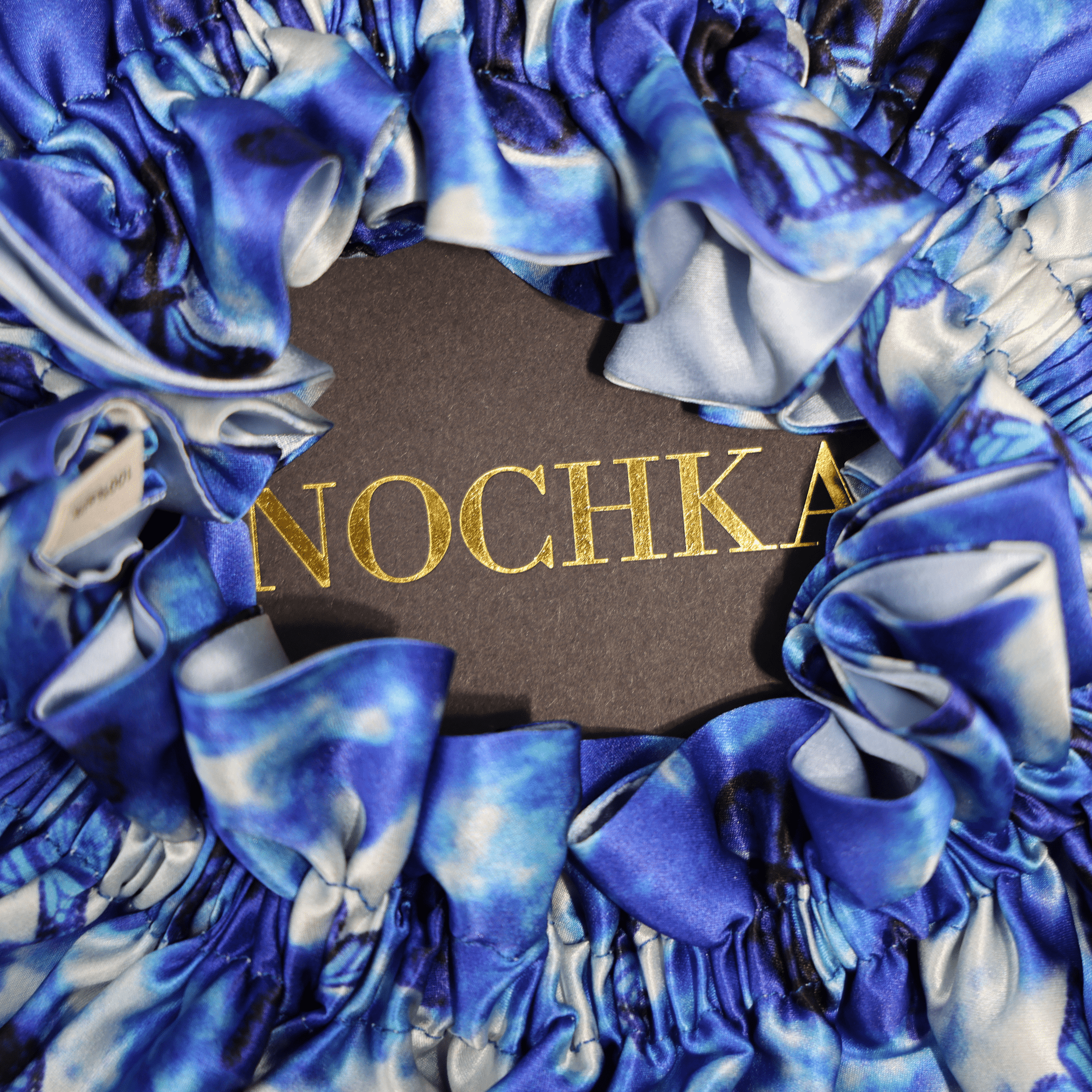 Butterfly Print Pure Mulberry Silk Bonnet – Reversible & Durable - NOCHKA
