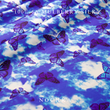 Butterfly Pure Silk Headband - NOCHKA
