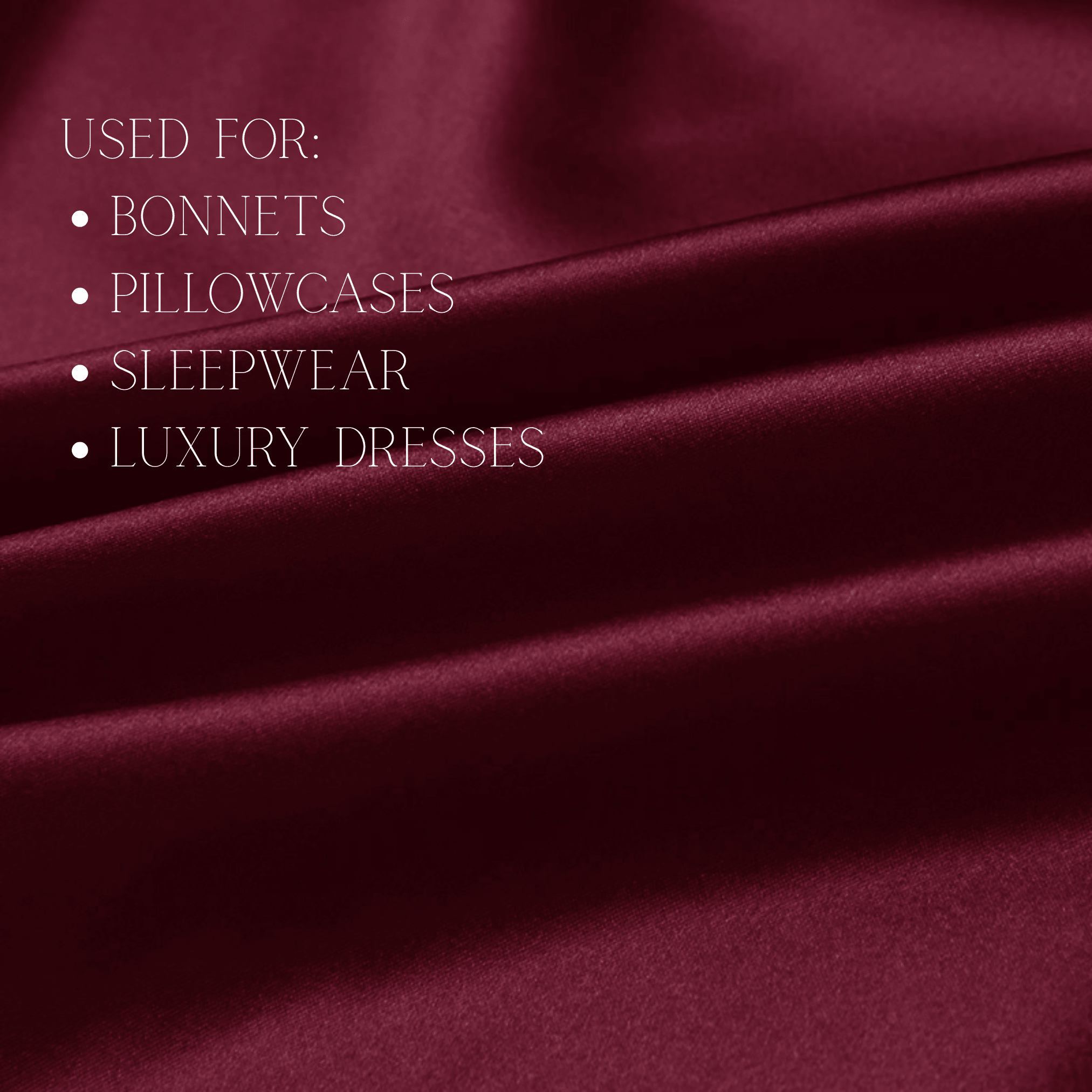 Cabernet 100% Pure Mulberry Silk Fabric 19mm Cut - to - Size Silk Fabric - NOCHKA

