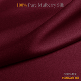 Cabernet 100% Pure Mulberry Silk Fabric 19mm Cut - to - Size Silk Fabric - NOCHKA
