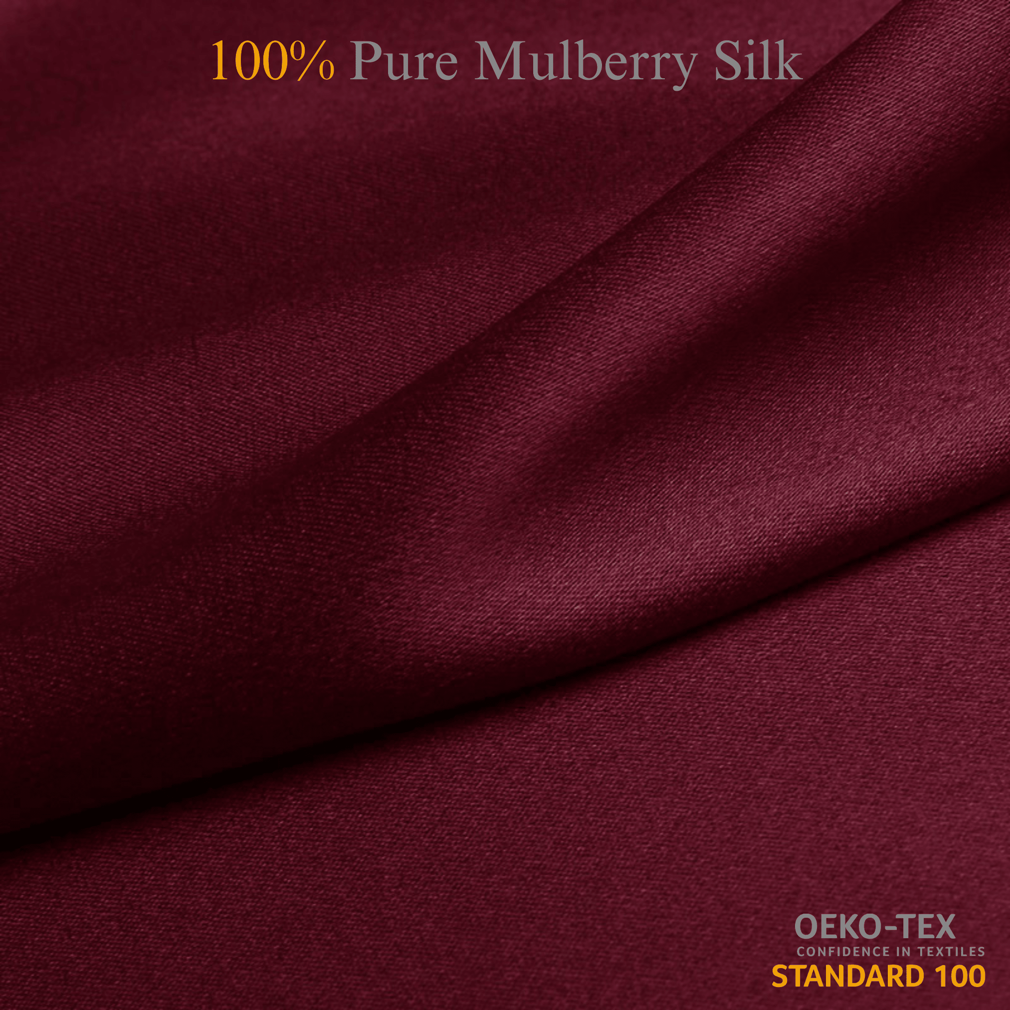 Cabernet 100% Pure Mulberry Silk Fabric 19mm Cut - to - Size Silk Fabric - NOCHKA
