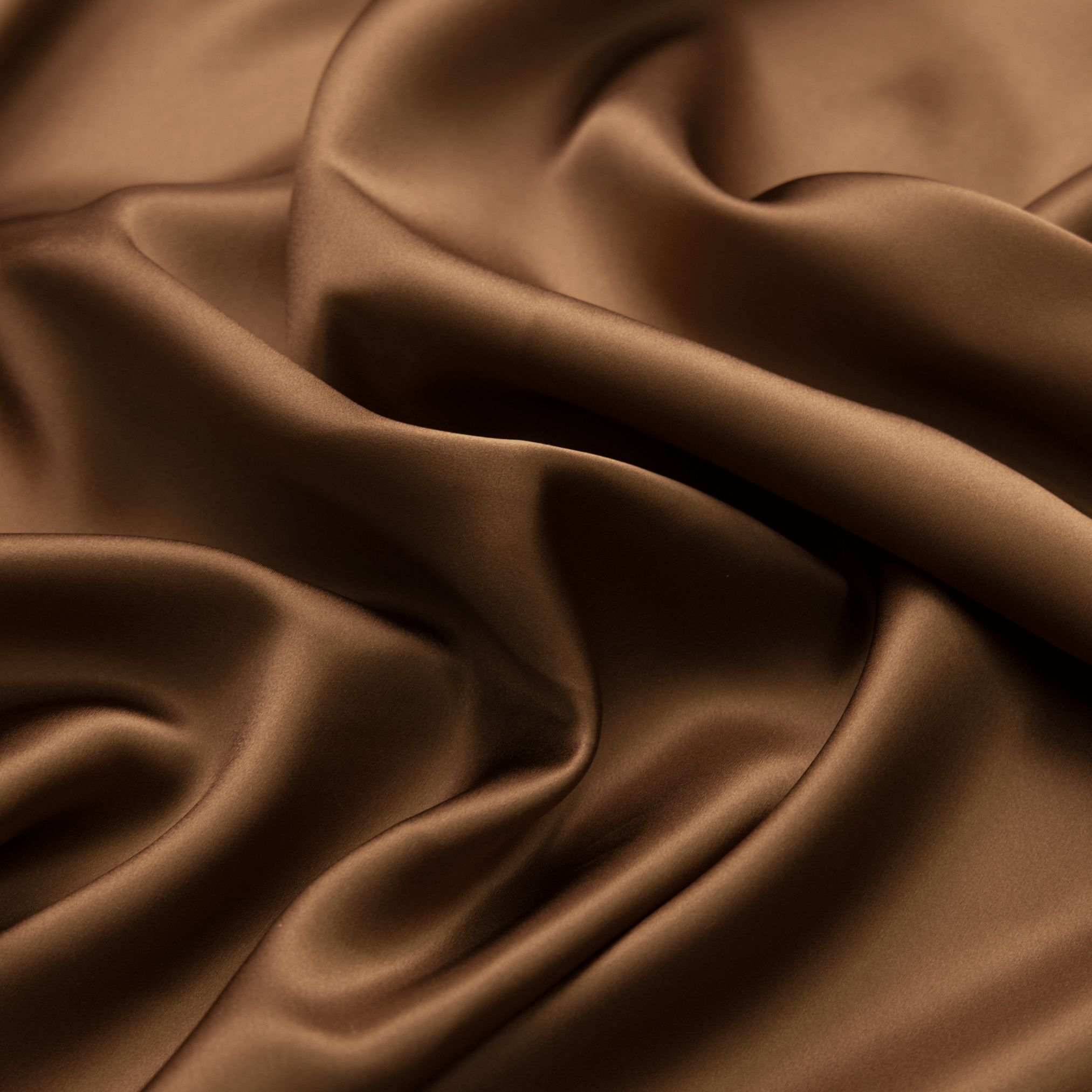 Cappuccino 100% Pure Mulberry Silk Fabric 19mm 44" Width Pre - Cut Silk Fabric - NOCHKA
