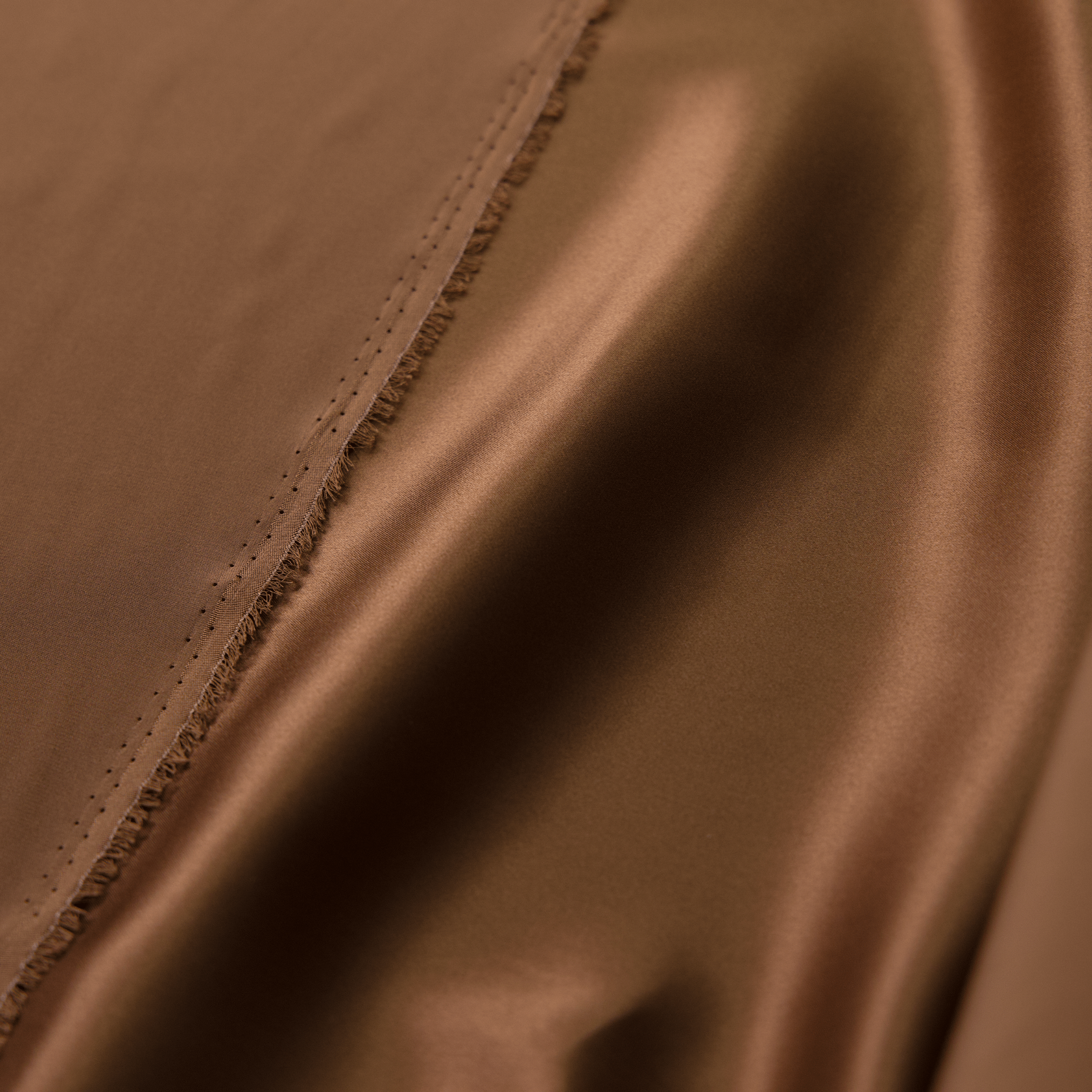Cappuccino 100% Pure Mulberry Silk Fabric 19mm 44" Width Pre - Cut Silk Fabric - NOCHKA
