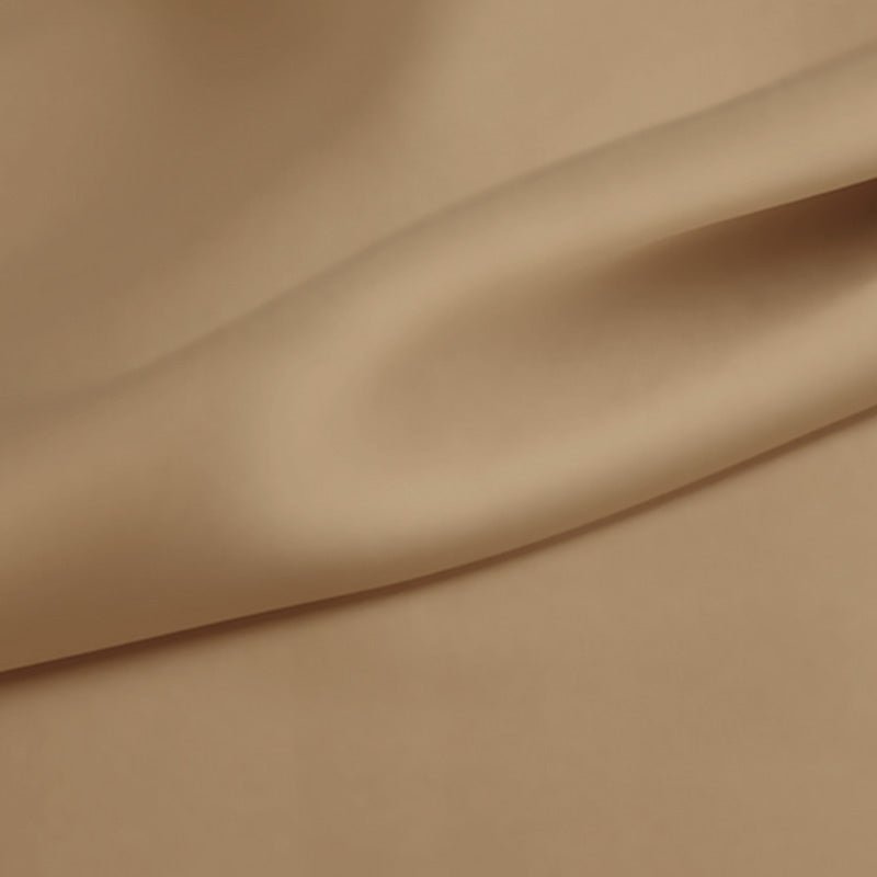 Caramel 100% Pure Mulberry Silk Fabric 19mm 44" Width Pre - Cut Silk Fabric - NOCHKA
