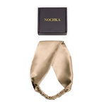Caramel Pure Silk Headband - NOCHKA

