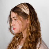 Caramel Pure Silk Headband - NOCHKA
