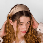Caramel Pure Silk Headband - NOCHKA
