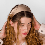 Caramel Pure Silk Headband - NOCHKA
