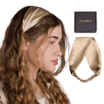 Caramel Pure Silk Headband - NOCHKA
