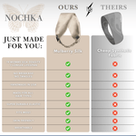 Champagne Pure Silk Headband - NOCHKA
