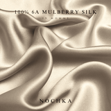 Champagne Pure Silk Headband - NOCHKA
