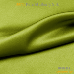 Chartreuse 100% Pure Mulberry Silk Fabric 19mm Cut - to - Size Silk Fabric - NOCHKA
