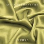 Chartreuse & Black Pure Mulberry Silk Bonnet – Reversible & Durable - NOCHKA
