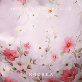 Cherry Blossom 100% Pure Mulberry Silk Pillowcase - Envelope - NOCHKA
