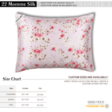 Cherry Blossom 100% Pure Mulberry Silk Pillowcase - Envelope - NOCHKA
