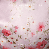 Cherry Blossom Pure Silk Headband - NOCHKA
