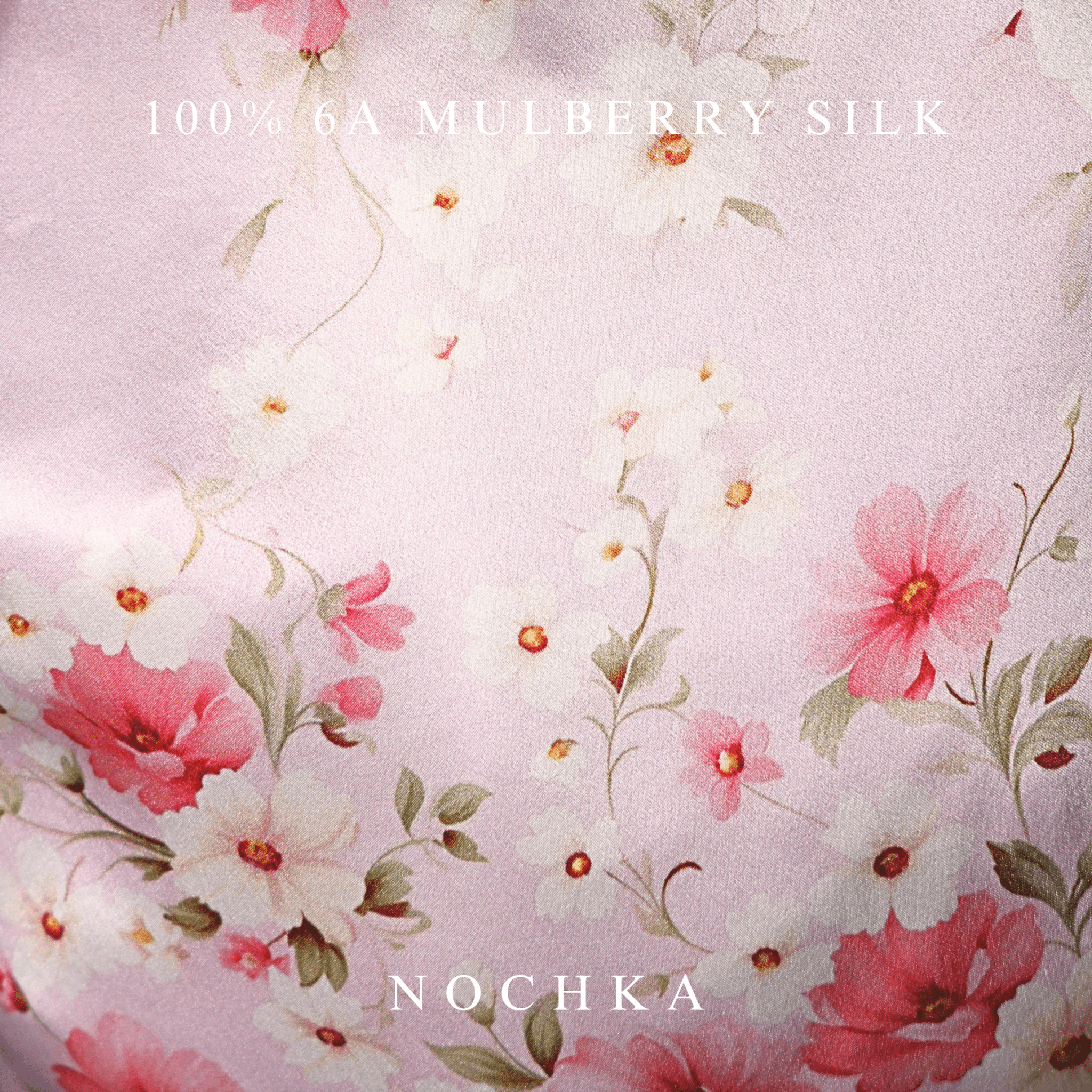 Cherry Blossom Pure Silk Headband - NOCHKA
