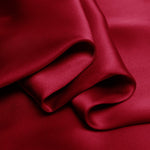 Chili Pepper Red 100% Pure Mulberry Silk Fabric 19mm 44" Width Pre - Cut Silk Fabric - NOCHKA
