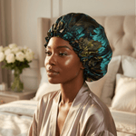 Chrysanthemum Pure Mulberry Silk Bonnet – Reversible & Durable - NOCHKA
