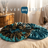 Chrysanthemum Pure Mulberry Silk Bonnet – Reversible & Durable - NOCHKA
