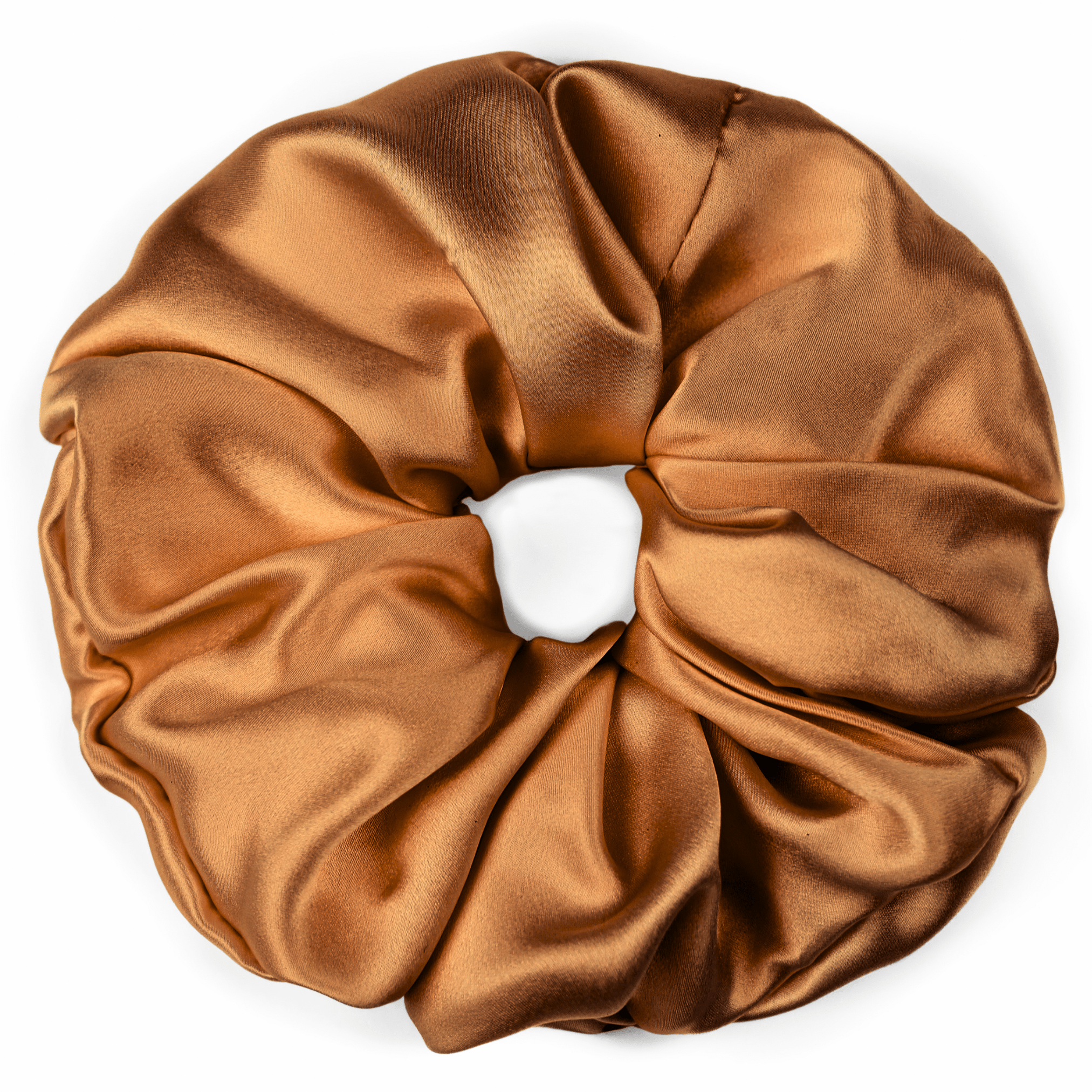 Copper Jumbo Scrunchie – 100% Pure Mulberry Silk, Perfect for All Hair Types - NOCHKA
