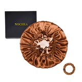 Copper & Light Peach Reversible Bonnet - NOCHKA
