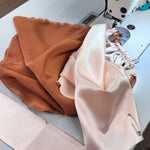 Copper Pure Mulberry Silk Bonnet – Reversible, Adjustable Fit with Silk Ties - NOCHKA
