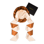 Copper Pure Mulberry Silk Bonnet – Reversible, Adjustable Fit with Silk Ties - NOCHKA

