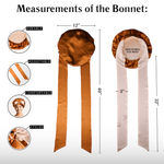 Copper Pure Mulberry Silk Bonnet – Reversible, Adjustable Fit with Silk Ties - NOCHKA

