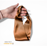 Copper Pure Silk Headband - NOCHKA
