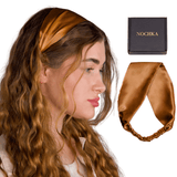 Copper Pure Silk Headband - NOCHKA
