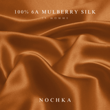 Copper Pure Silk Headband - NOCHKA
