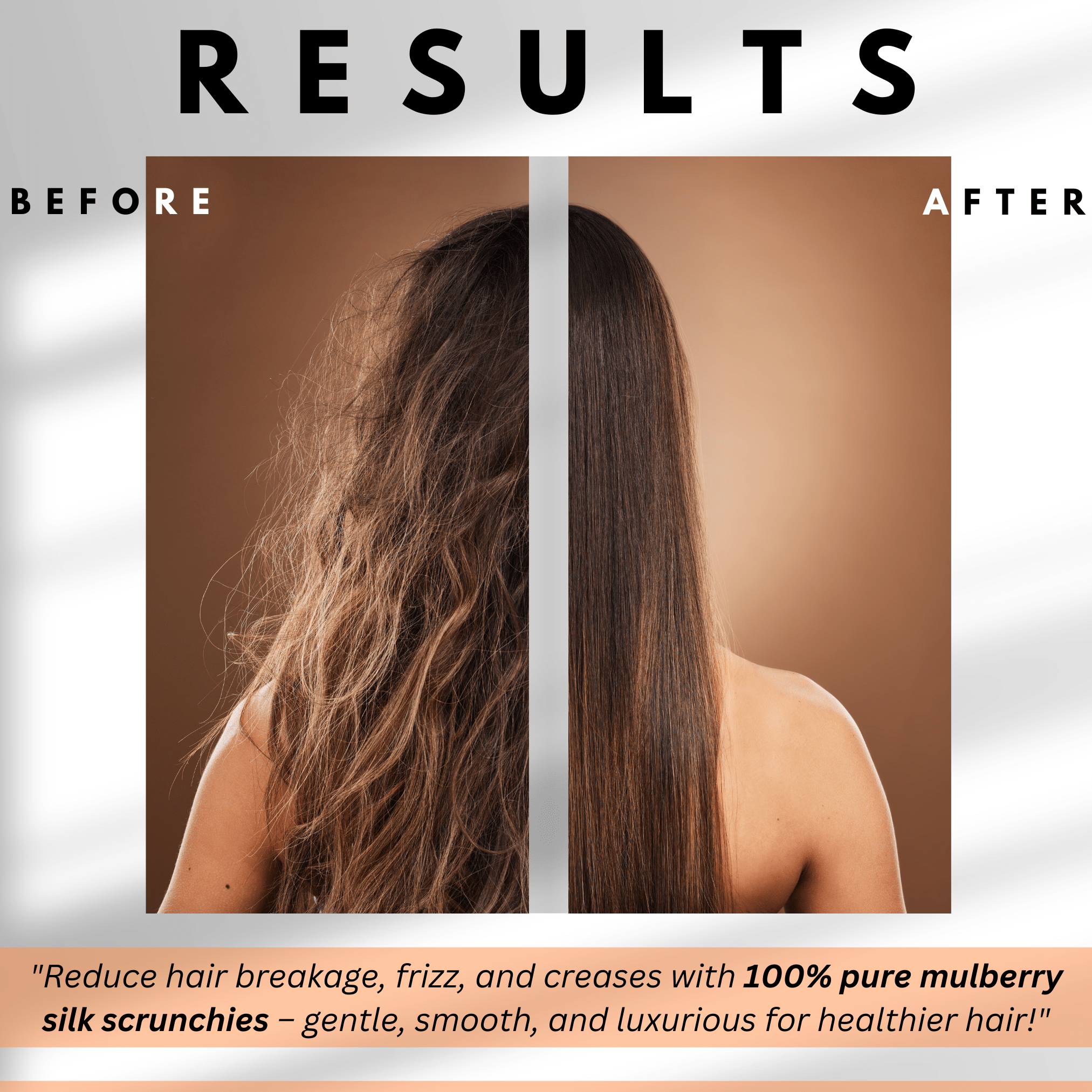 Copper Ultra Skinny Scrunchie – 100% Pure Mulberry Silk, Perfect for All Hair Types - NOCHKA
